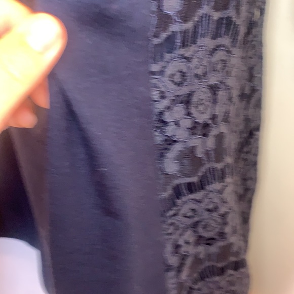 New Van Heusen lace top career wear size L Navy - Picture 9 of 12